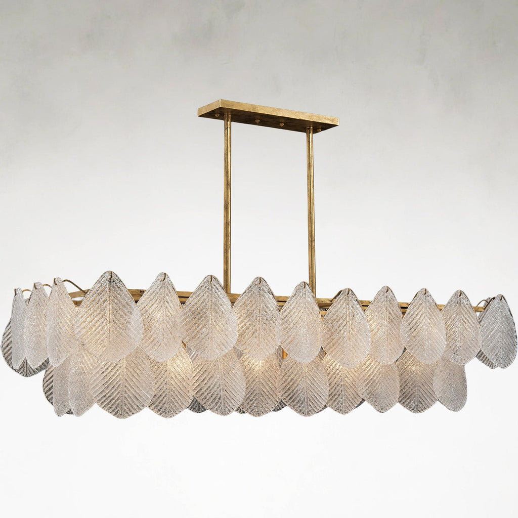 Acrylic chandelier - Nysa Stone for dining room view 1