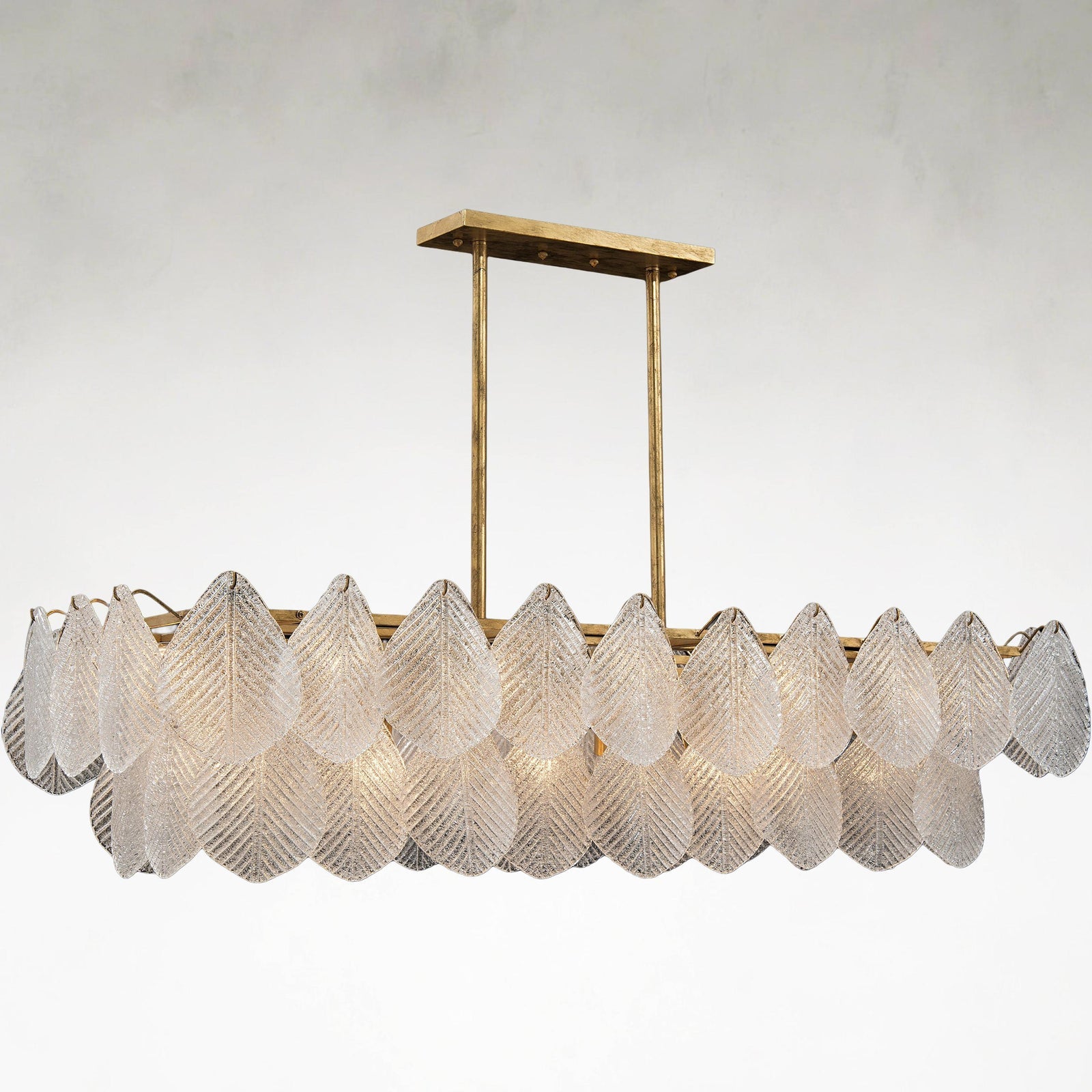 Acrylic chandelier - Nysa Stone for dining room view 1