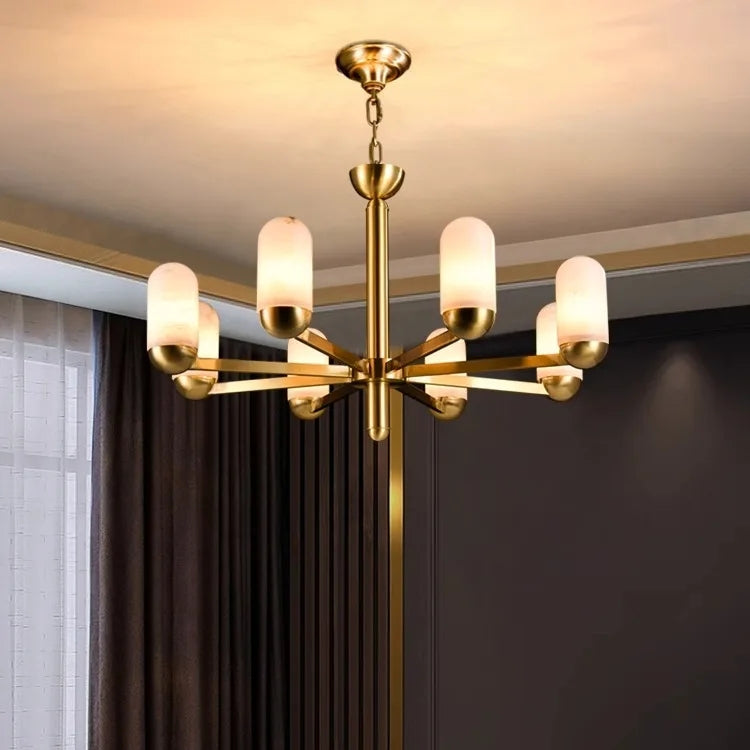 Brass Brass chandelier - Thalia House for dining room view 7