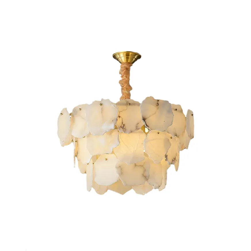 Brass Brass Tiered chandelier - Hera Lane for dining room view 11