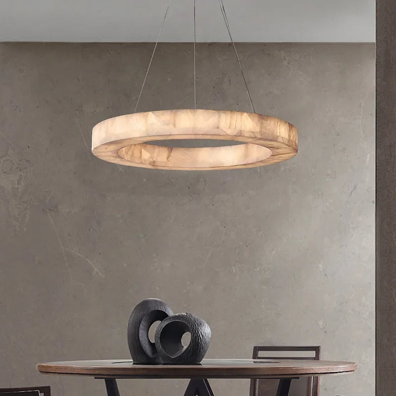 Natural Steel chandelier - Indra House for dining room view 2