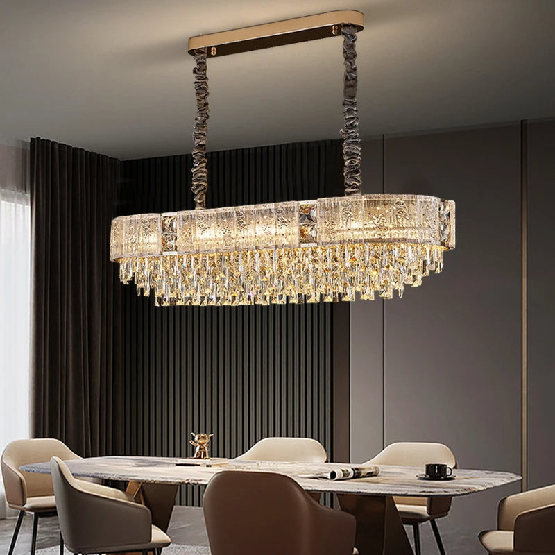 Clear Crystal chandelier - Arden Lane for dining room view 2