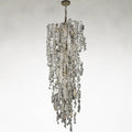 Clear Crystal chandelier - Bexley Stone for dining room view 1