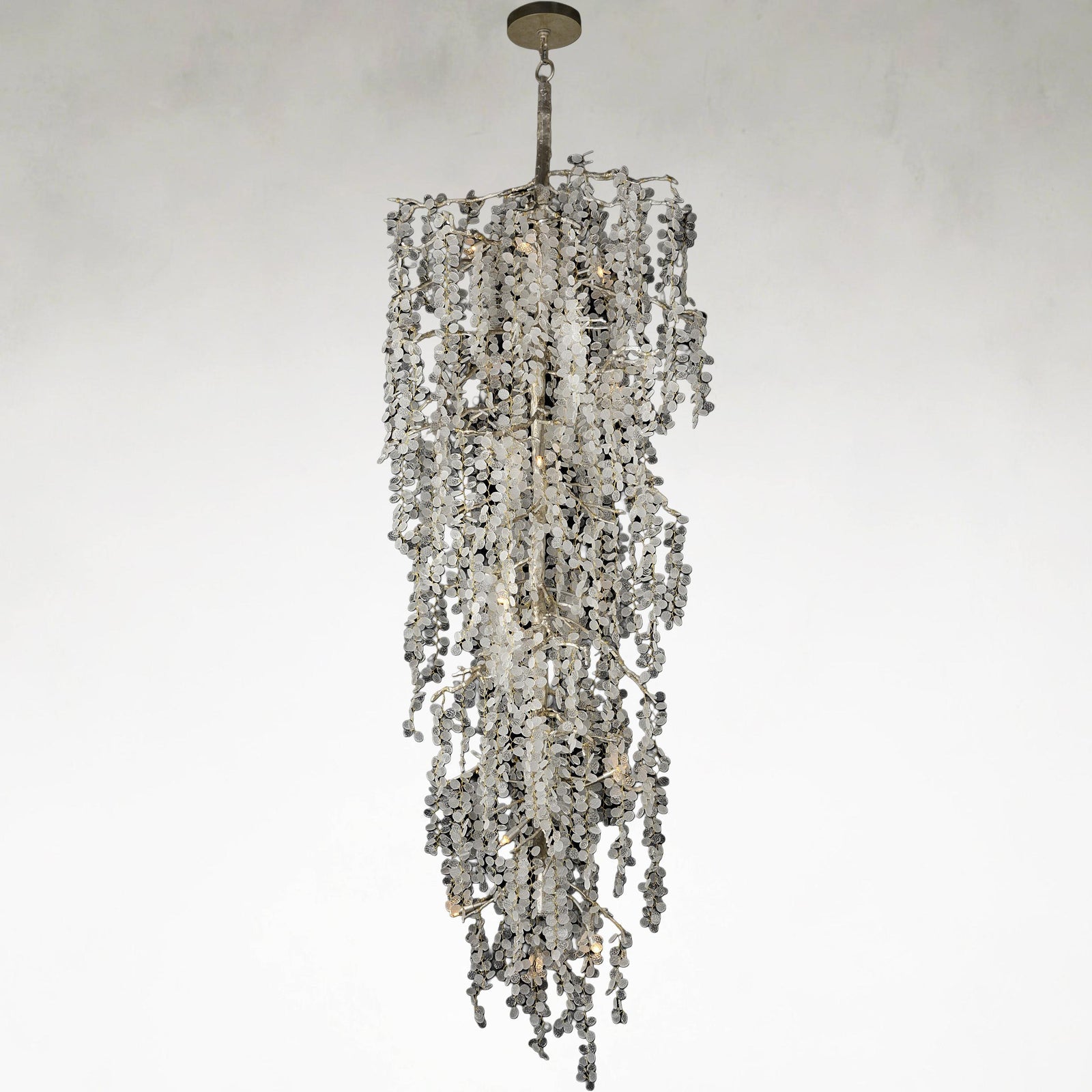 Clear Crystal chandelier - Bexley Stone for dining room view 1
