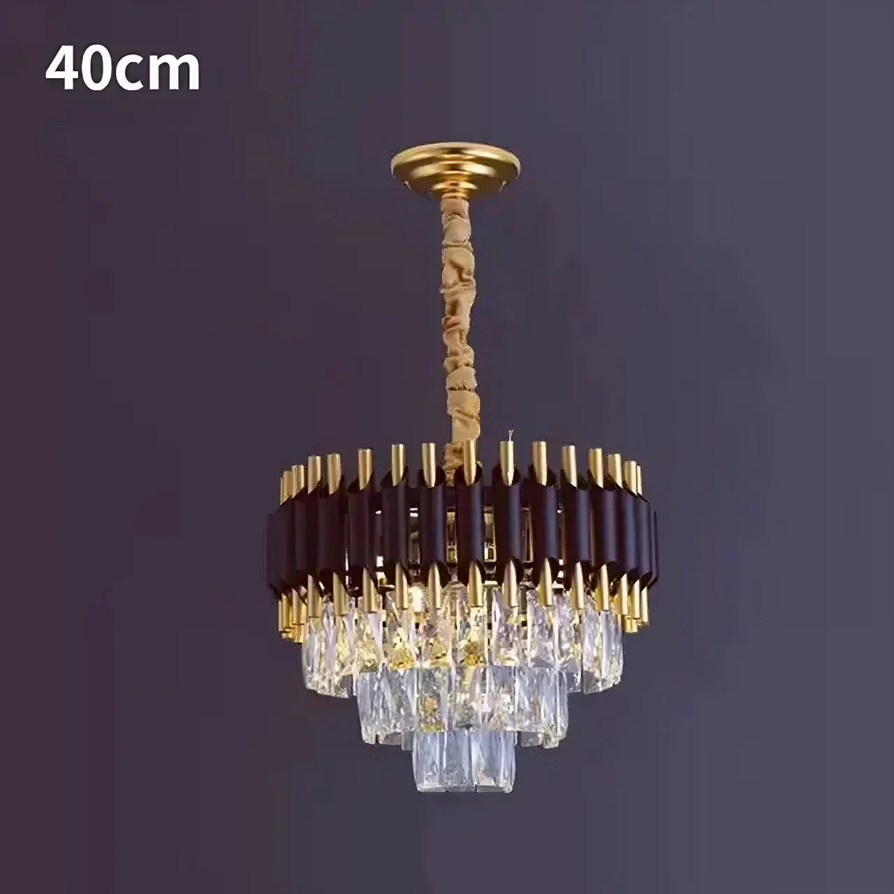 Crystal Round chandelier - Tessa House for dining room view 8