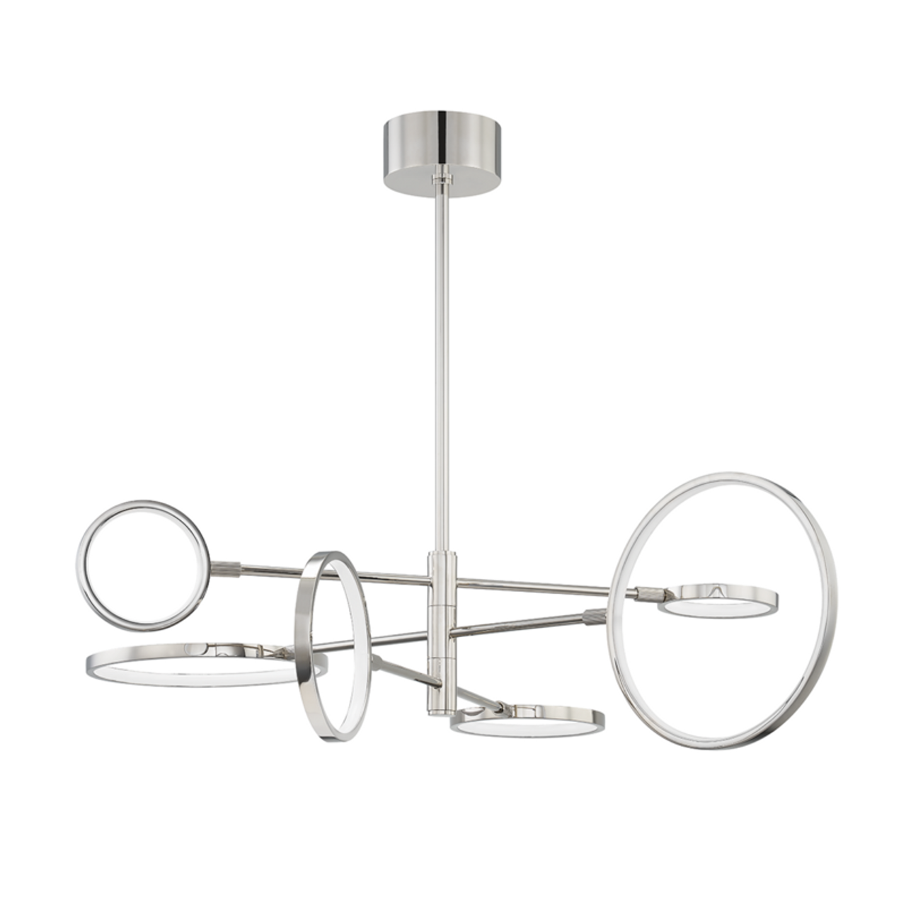 Brass Brass chandelier - Ion Dawn for dining room view 2