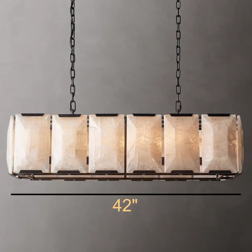 Black Crystal chandelier - Finch Bay for dining room view 4