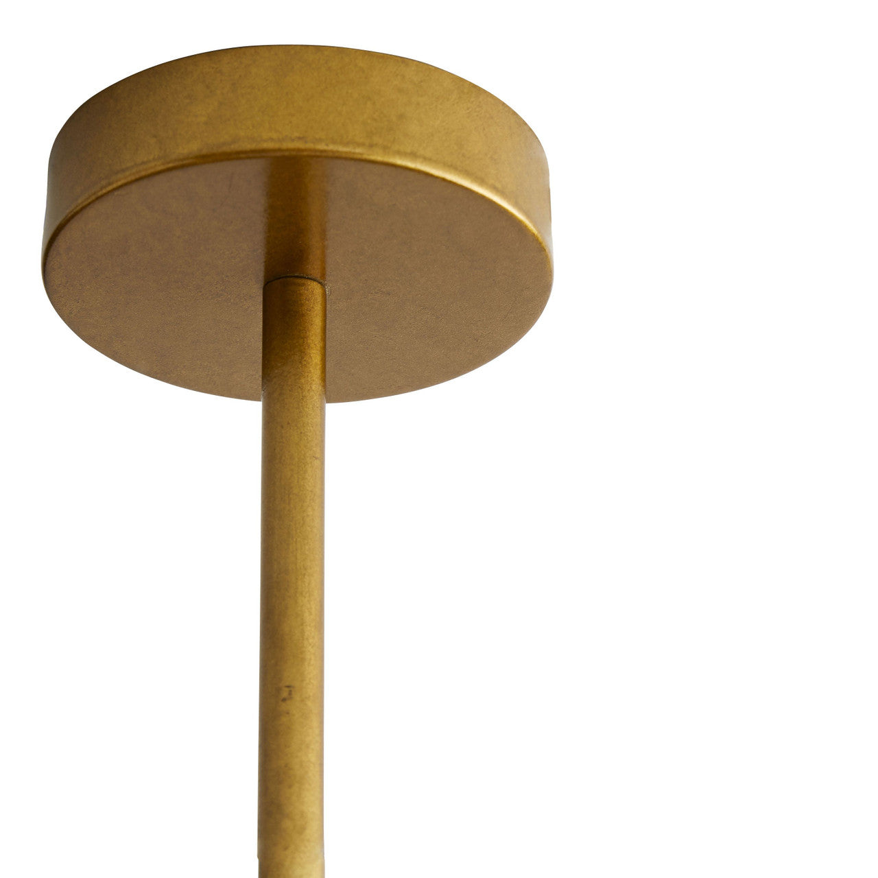 Antique Brass Glass Round chandelier - Linnea Meadow for dining room view 5