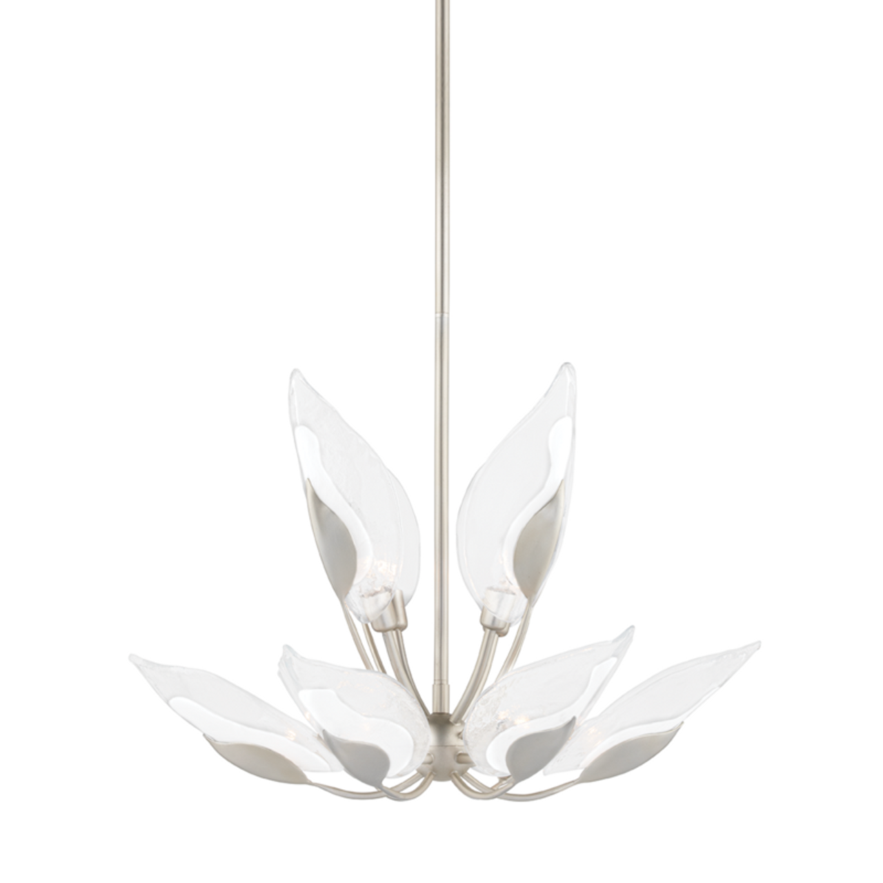 Bronze Alabaster Candle chandelier - Ansel Peak for dining room view 2