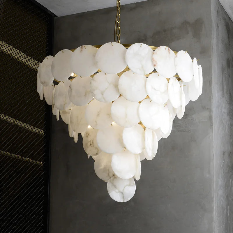 Brass Brass chandelier - Jovie House for dining room view 2