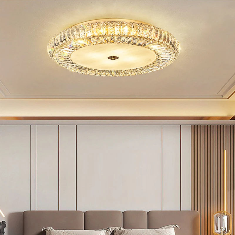 Clear Crystal chandelier - Celeste Bay for dining room view 3