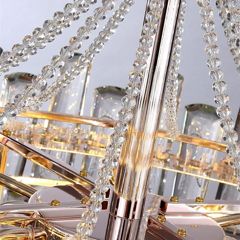 Clear Crystal chandelier - Maia Bay for dining room view 6