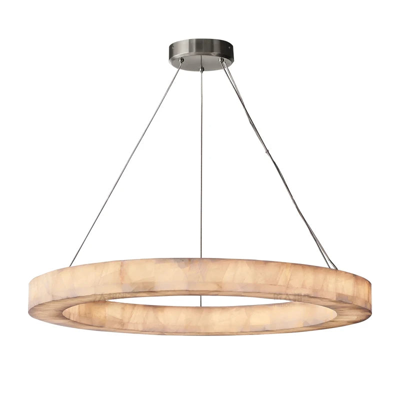 Natural Steel chandelier - Indra House for dining room view 5