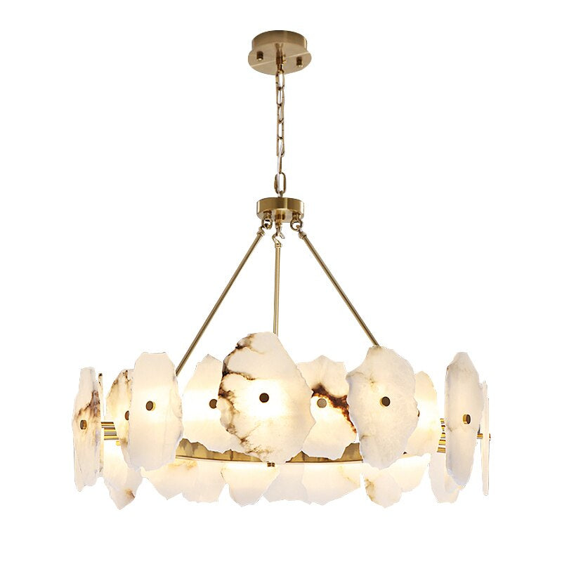 Copper Metal Linear chandelier - Dune Bay for dining room view 8