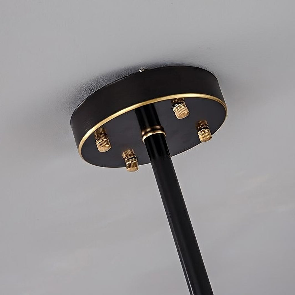 Black Crystal Branch chandelier - Onda Bay for dining room view 9