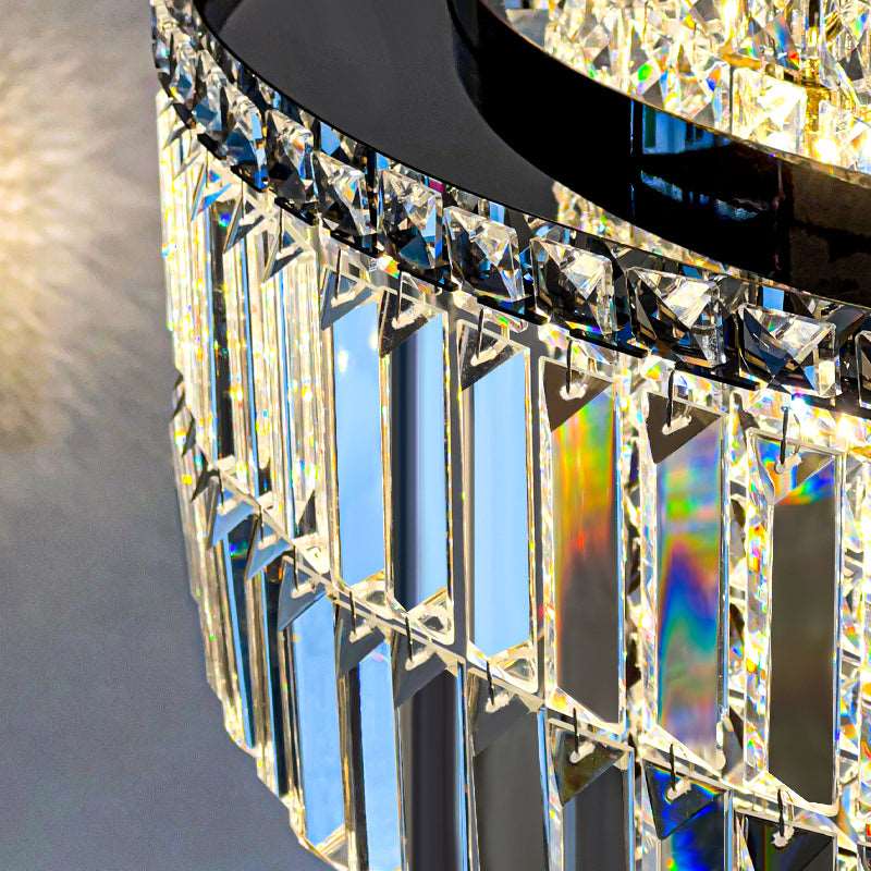 Clear Crystal chandelier - Clara Bay for dining room view 4