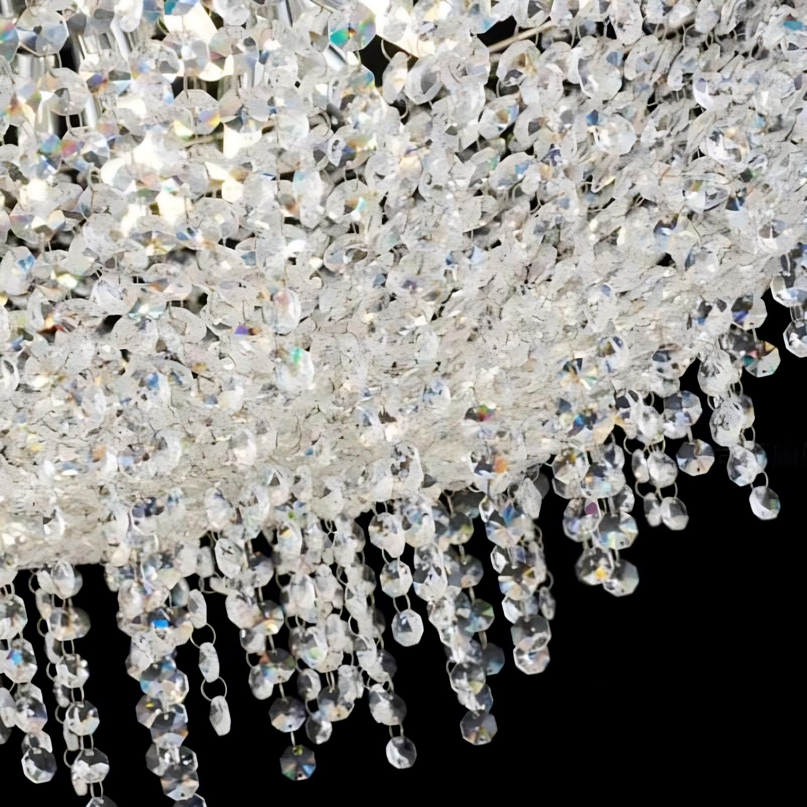 Clear Crystal chandelier - Finch Lane for dining room view 4