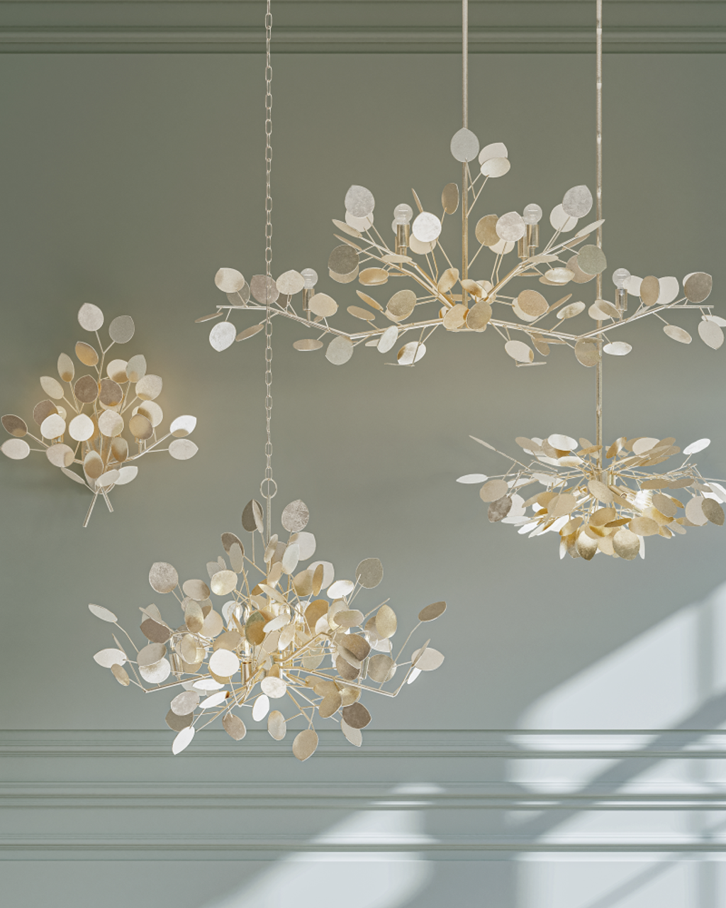 Black Iron chandelier - Viana Meadow for dining room view 7