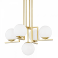 Dahlia Chandelier, 6-Light, Dark Smoke, 32.7"W (104350-SKT-07 4RY5MR)