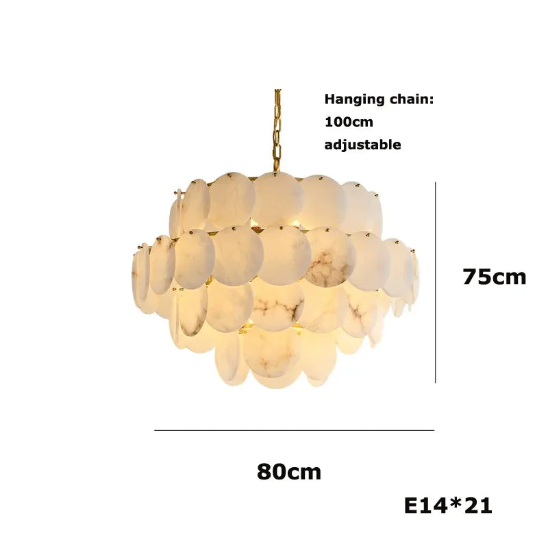 Brass Brass chandelier - Seren House for dining room view 9