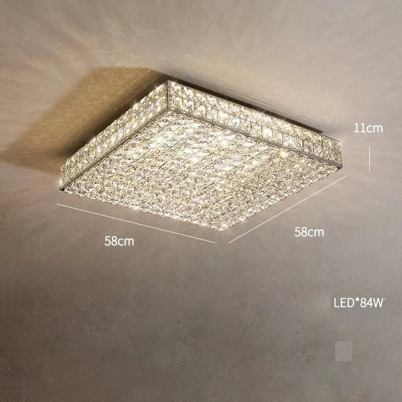 Clear Crystal chandelier - Faye Lane for dining room view 5