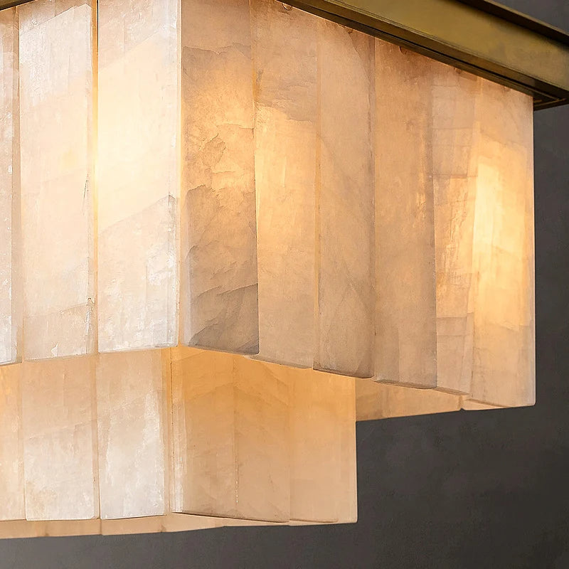 Brass Brass chandelier - Oriel House for dining room view 7