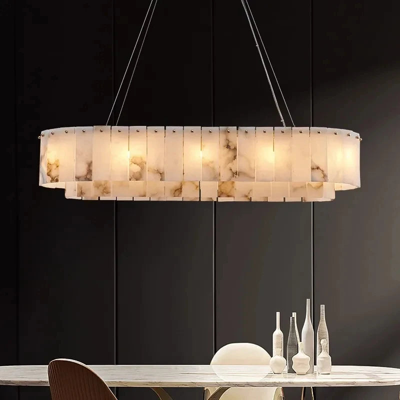 Copper Metal chandelier - Briar House for dining room view 2