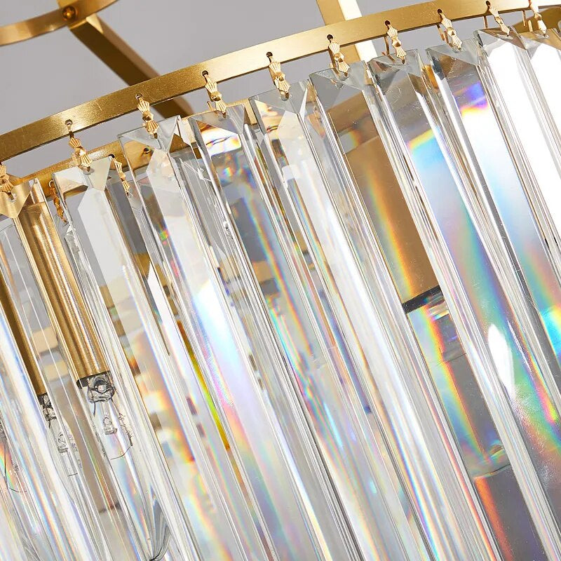 Clear Crystal chandelier - Noor Bay for dining room view 3