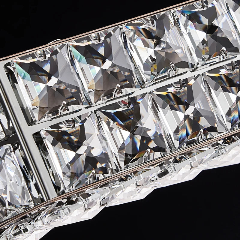 Black Crystal chandelier - Galen Lane for dining room view 4