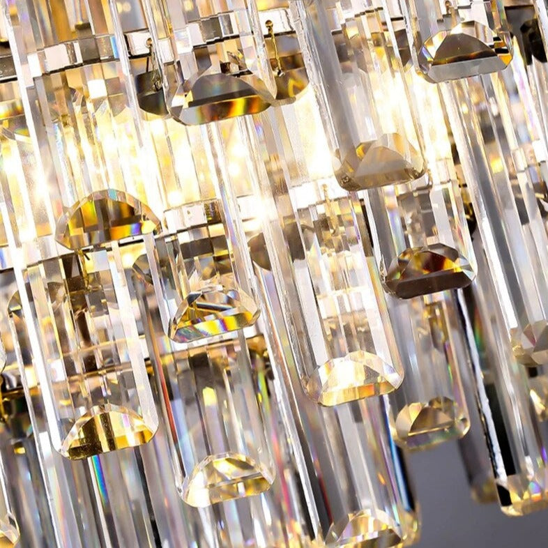 Clear Crystal chandelier - Maia Bay for dining room view 4