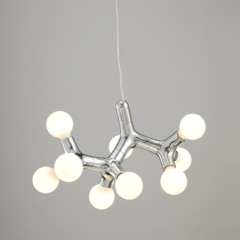 Acrylic Linear chandelier - Viola Lane for dining room view 3