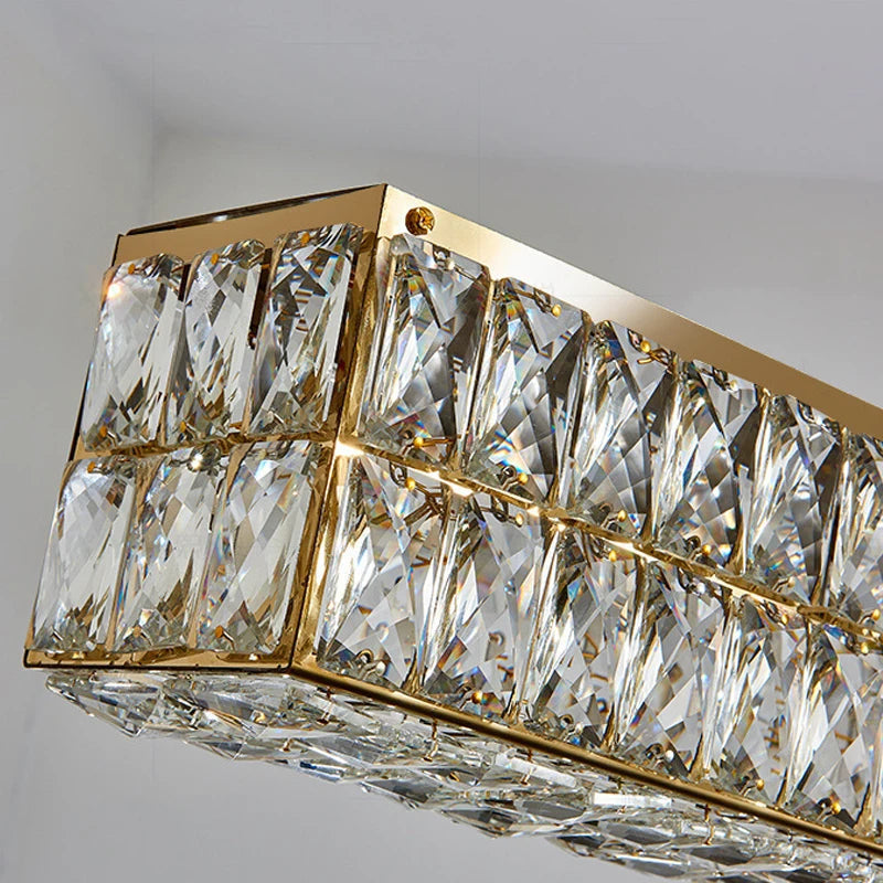 Clear Crystal chandelier - Esme Lane for dining room view 5
