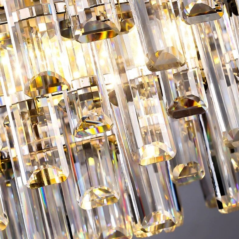 Clear Crystal chandelier - Selene Lane for dining room view 4