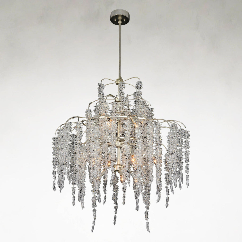 Crystal Tiered chandelier - Mira Ray for dining room view 1
