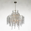 Crystal Tiered chandelier - Mira Ray for dining room view 1