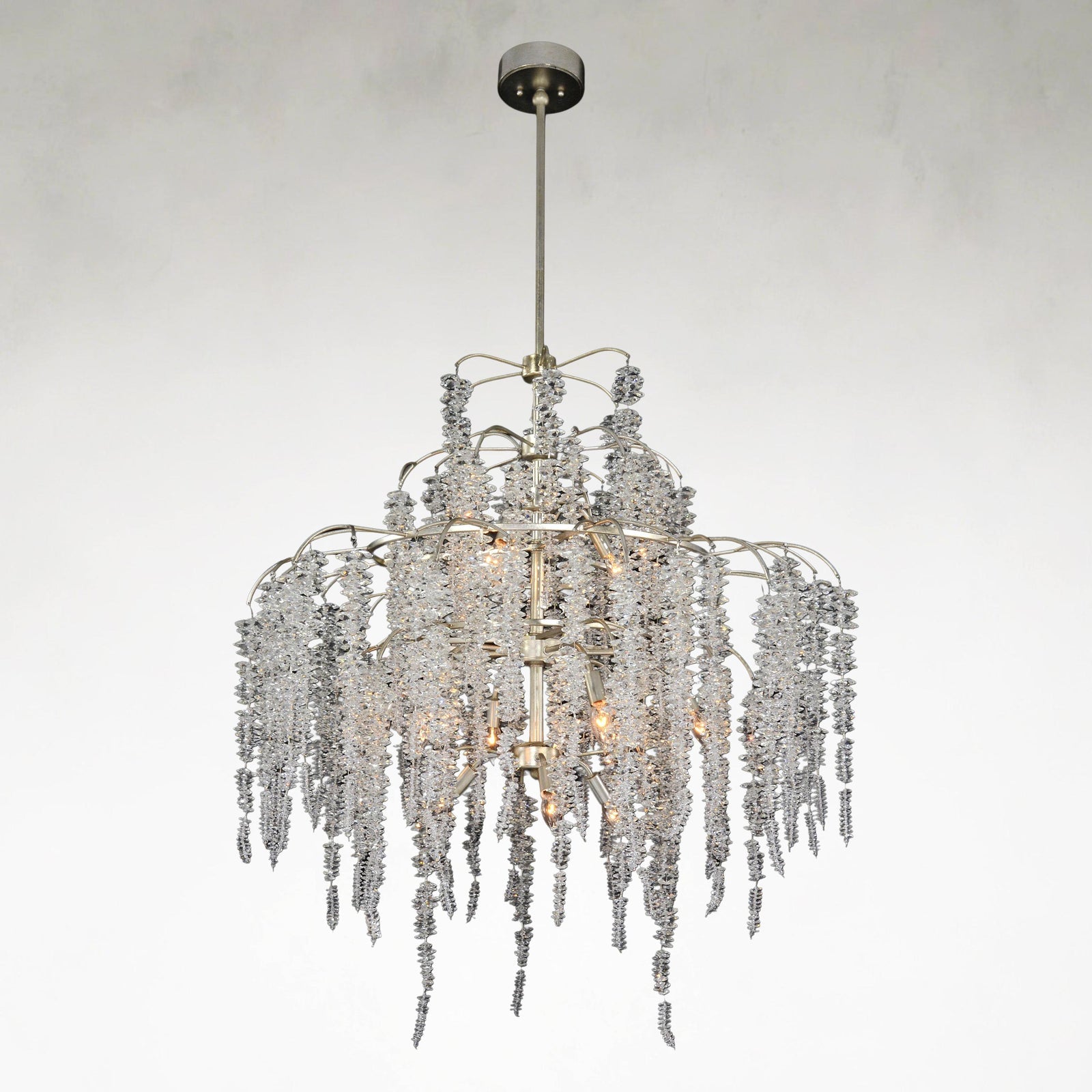 Crystal Tiered chandelier - Mira Ray for dining room view 1