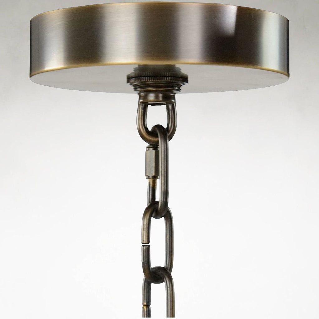 Bronze Acrylic chandelier - Soren Ray for dining room view 9