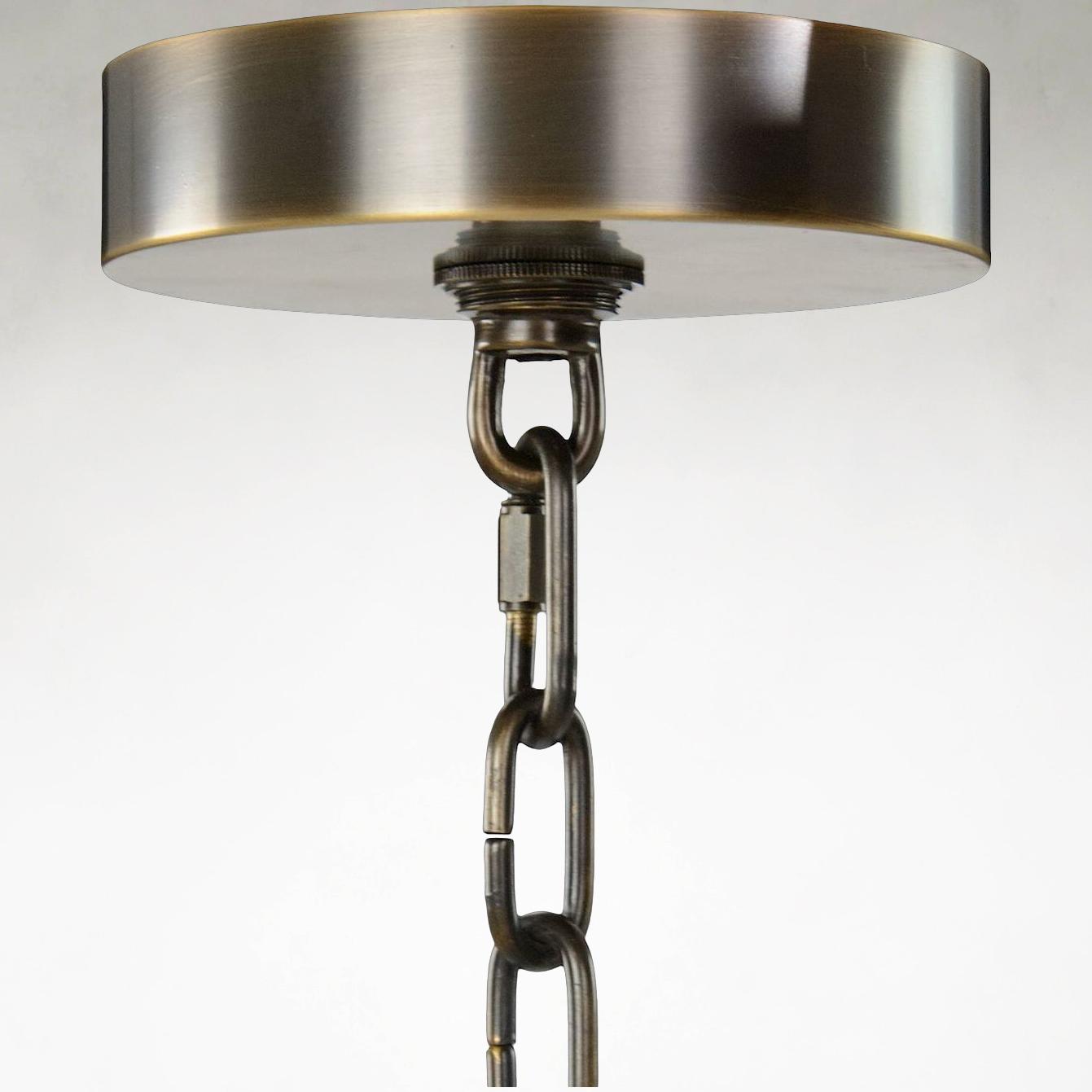 Bronze Acrylic chandelier - Soren Ray for dining room view 9
