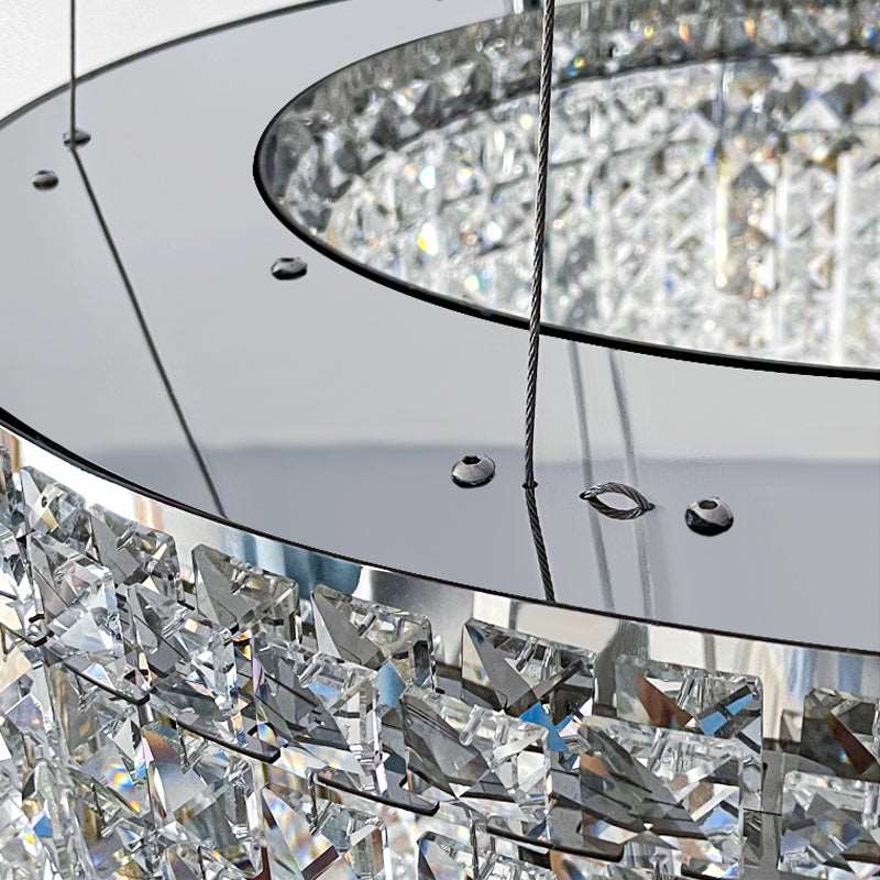 Clear Crystal chandelier - Clara Bay for dining room view 3
