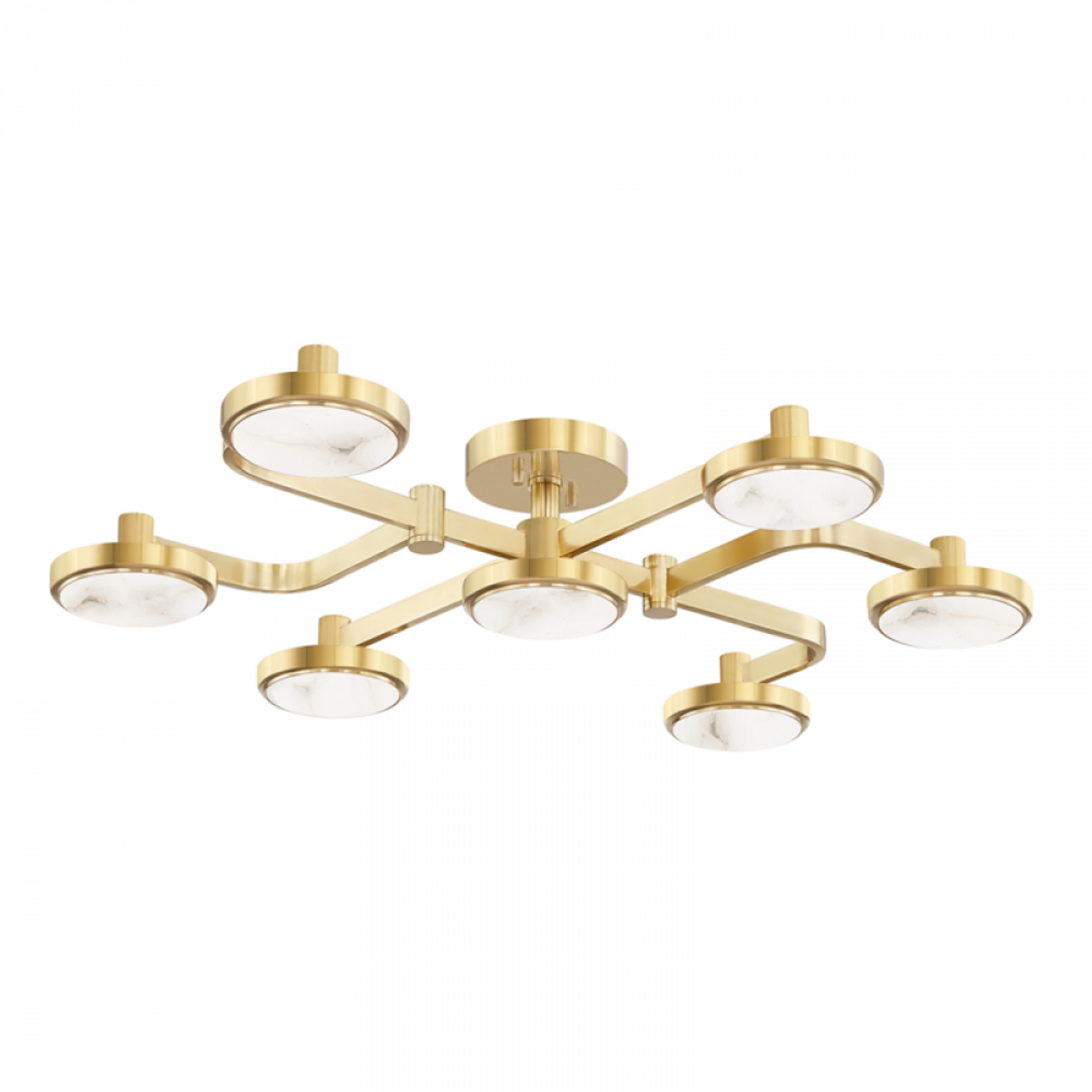 Clear Glass Candle chandelier - Halo Meadow for dining room view 5
