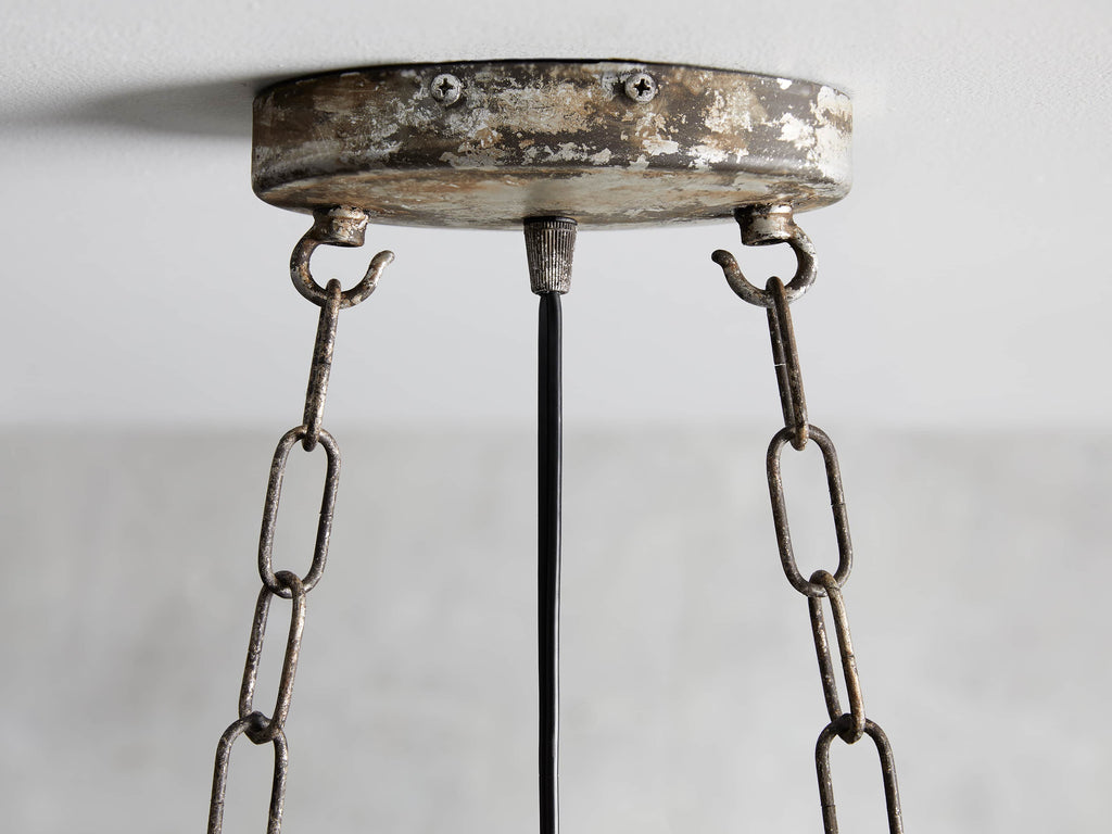 Black Crystal Round chandelier - Greer Wisp for dining room view 3