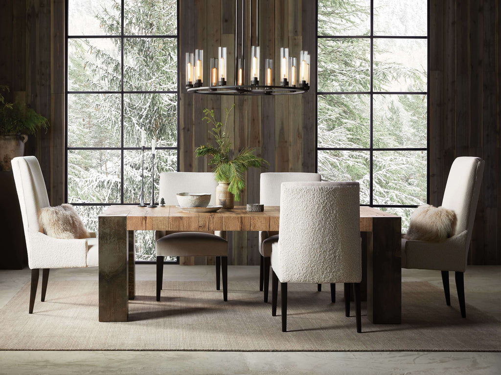 Polished Nickel Glass Round chandelier - Tessa Wisp for dining room view 19