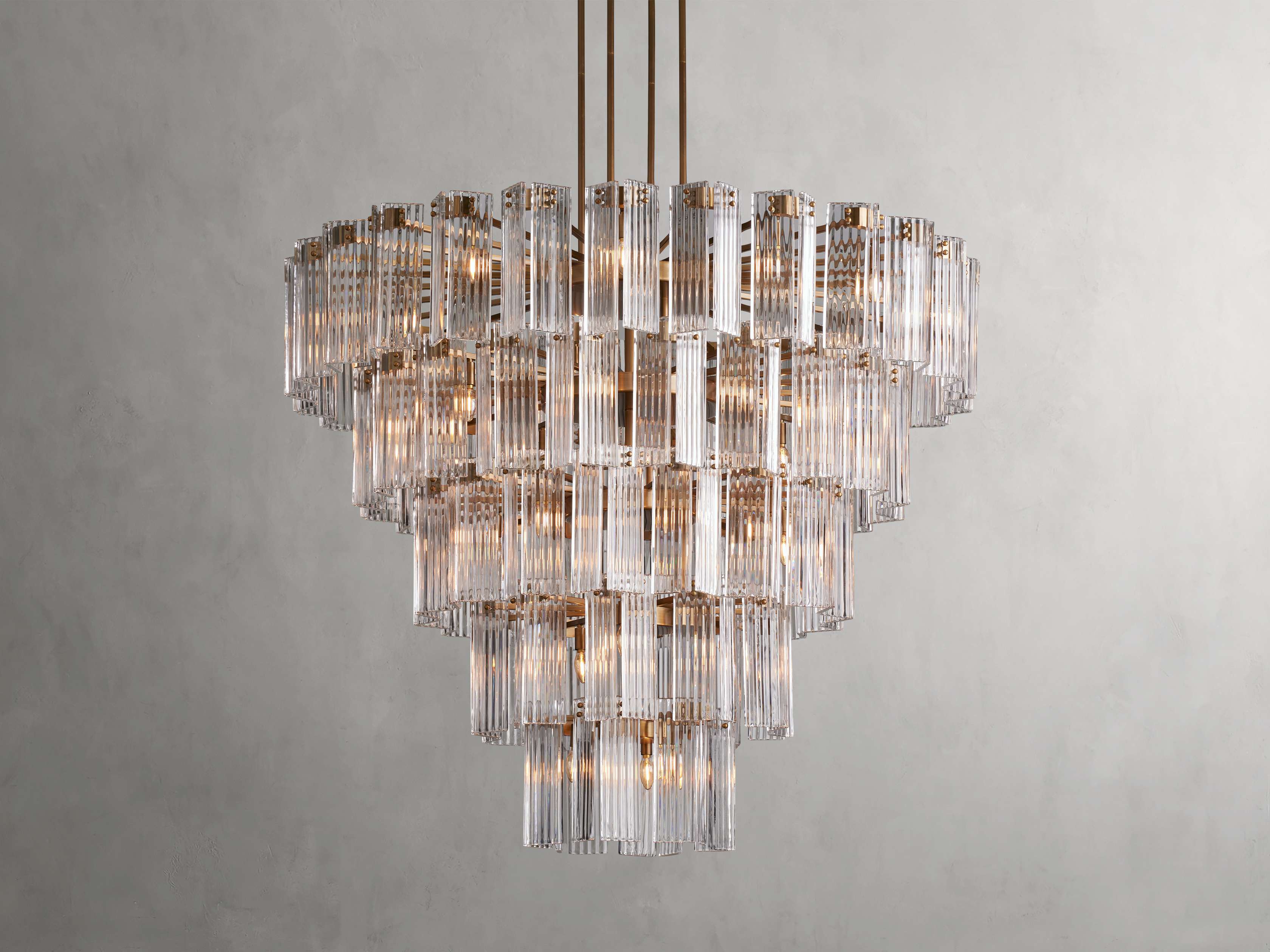 Black Glass Round chandelier - Della Court for dining room view 15