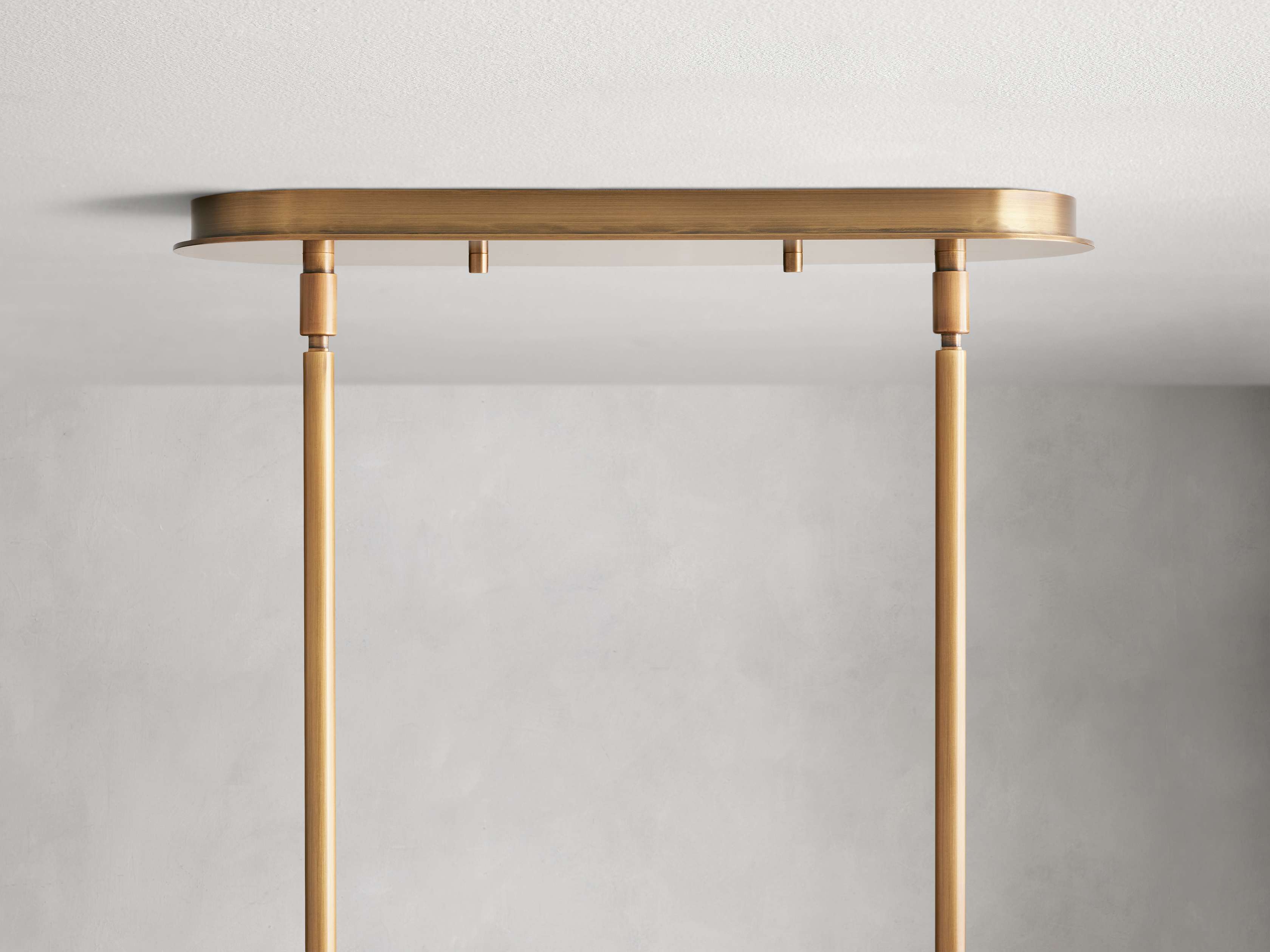 Black Glass Linear chandelier - Lumen Wisp for dining room view 3
