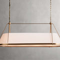 Black Brass Linear chandelier - Winslow Wisp for dining room view 1