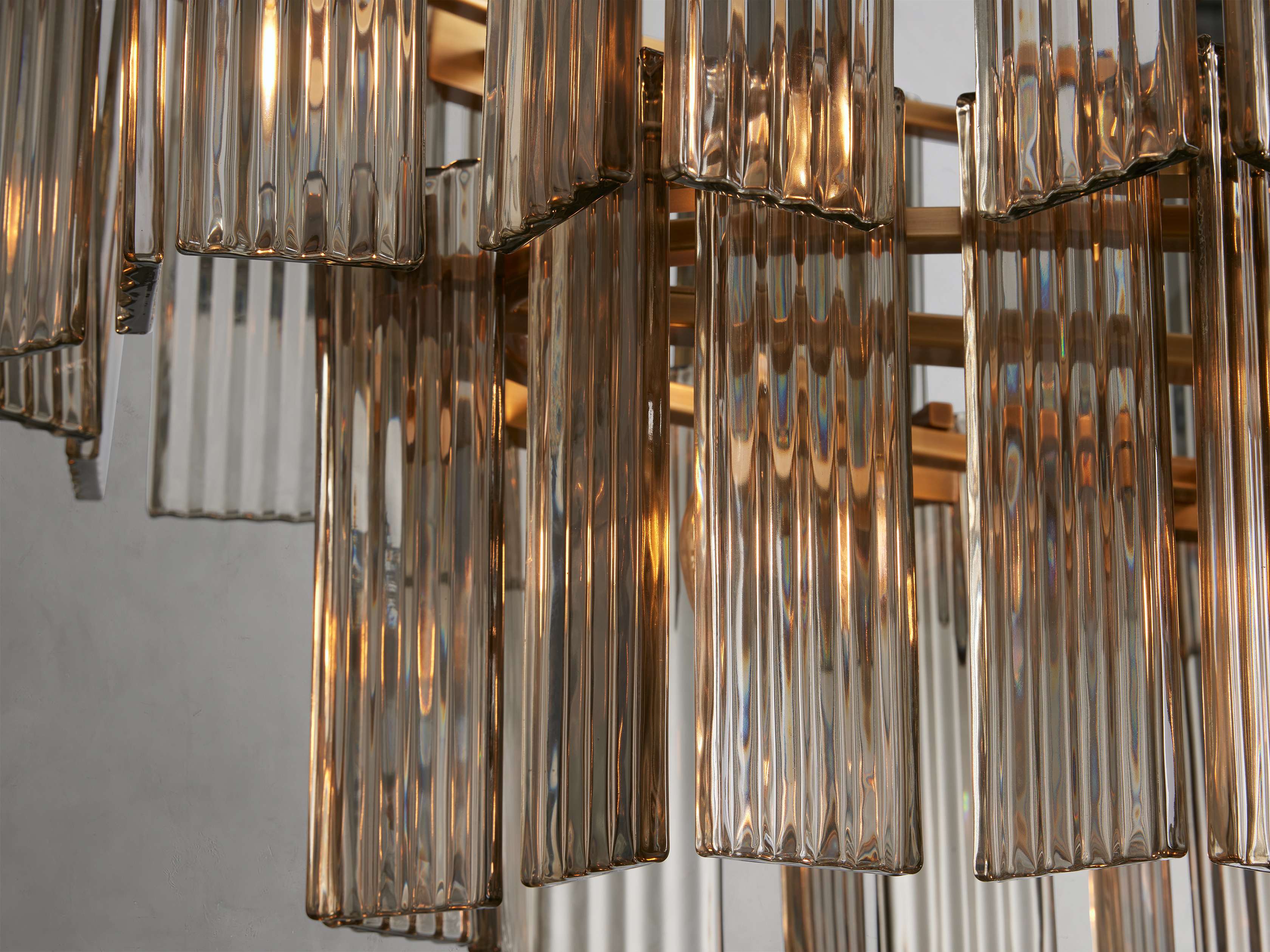 Black Glass Round chandelier - Isla Court for dining room view 41