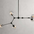 Clear Glass chandelier - Aurelia Court for dining room view 1