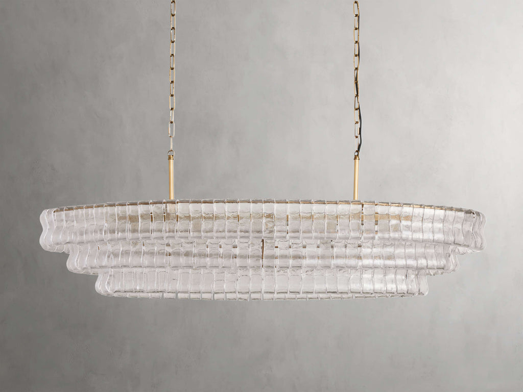 Black Glass Candle chandelier - Willa Wisp for dining room view 5