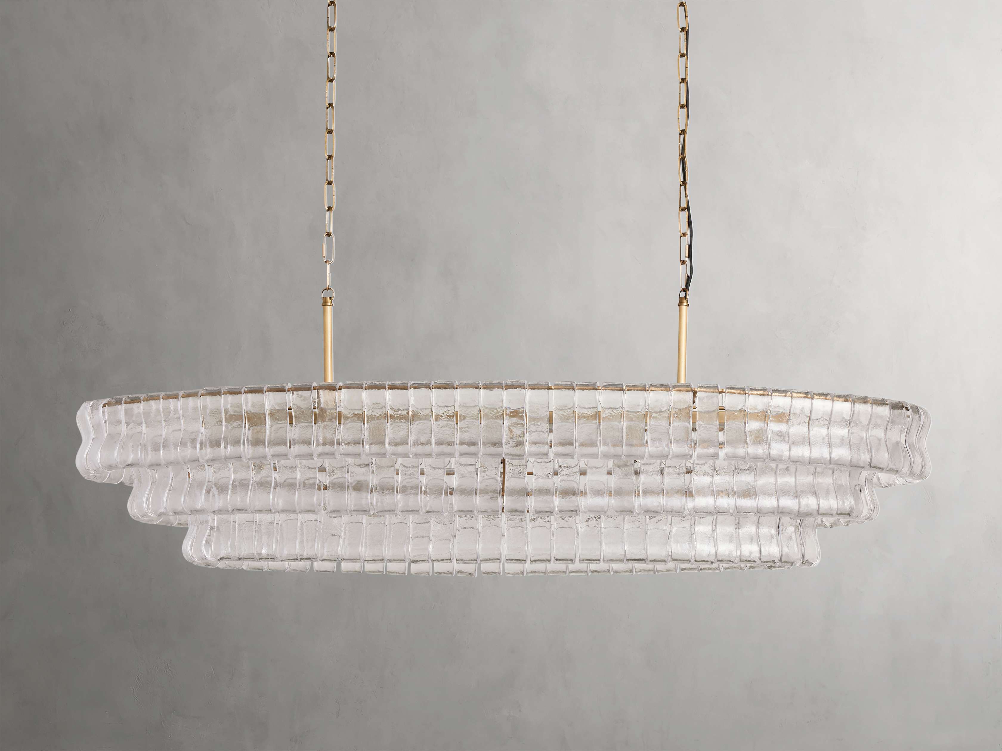 Black Glass Candle chandelier - Willa Wisp for dining room view 5