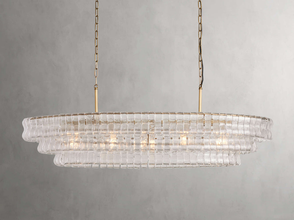 Black Glass Candle chandelier - Willa Wisp for dining room view 20